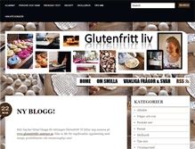 Tablet Screenshot of glutenfrittliv.se